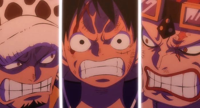 Law, Kid, and Luffy in One Piece Chapter 1,052 Release Date