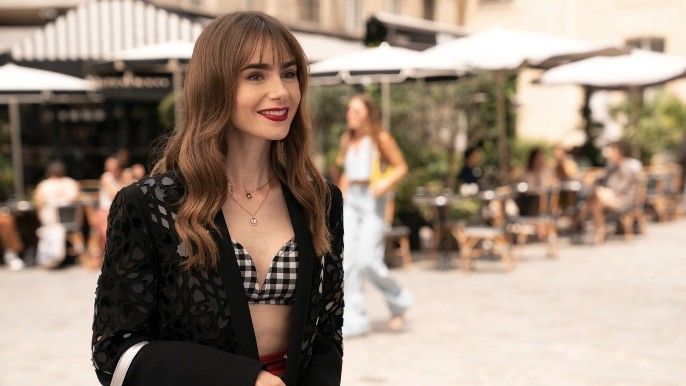 Lily Collins as Emily in Emily in Paris Season 3