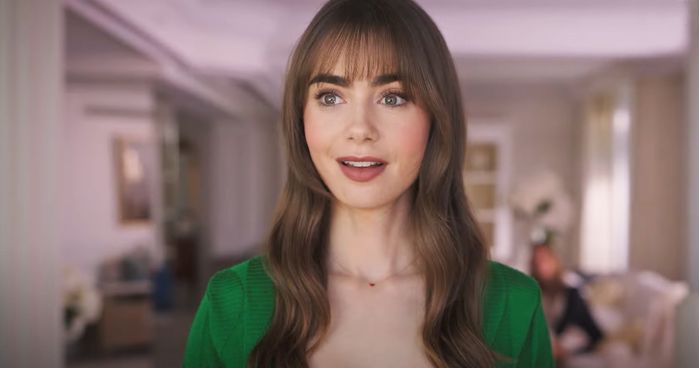 Lily Collins as Emily Cooper in Emily in Paris Season 3
