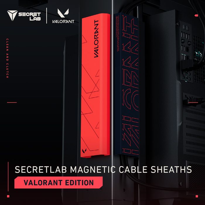 VALORANT Secretlab magnetic cable sheaths
