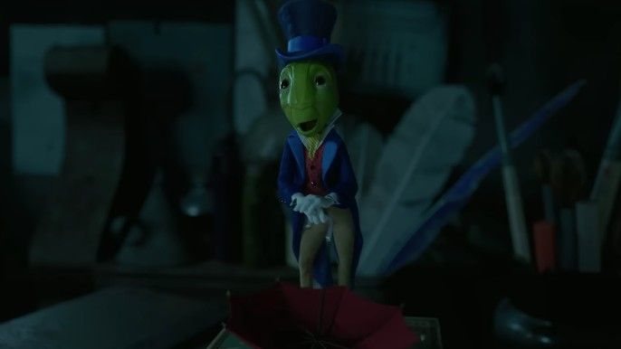 Disney+ pinocchio Joseph Gordon-Levitt as Jiminy Cricket