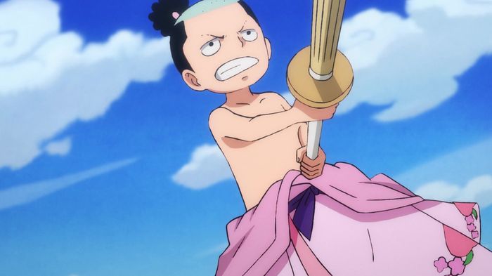 Momonosuke in the Wano arc of One Piece. Photo from Toei Animation.