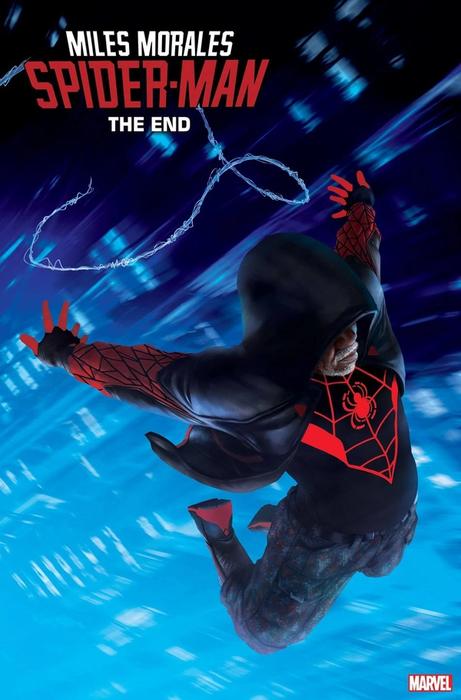 MILES MORALES: THE END #1, written by Saladin Ahmed and art by Damion Scott