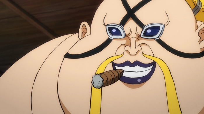Queen in the Wano arc of One Piece Episode 1007.