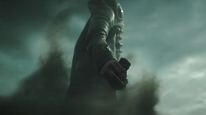 The Sandman teaser showing masked man holding pouch of sand