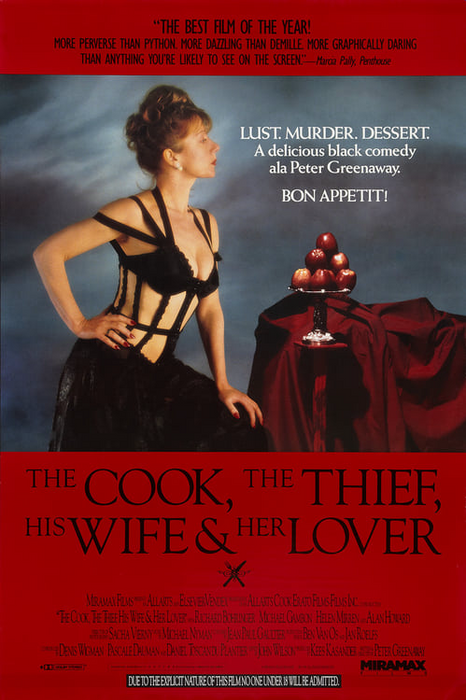 The Cook, the Thief, His Wife & Her Lover poster