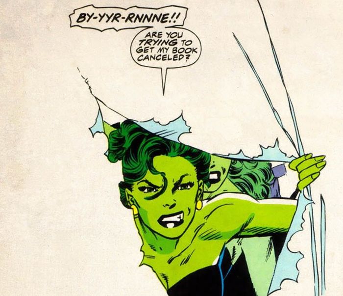 She-Hulk has been breaking the fourth wall way before that other Marvel guy.