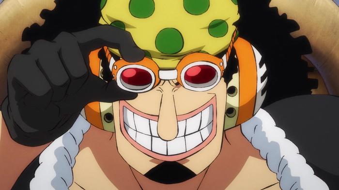 Usopp in the One Piece anime Wano arc.