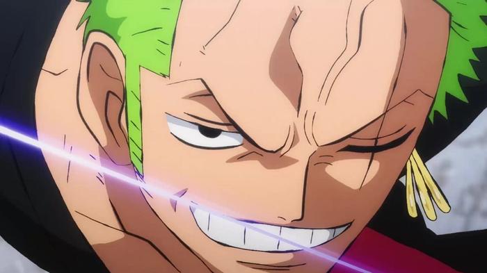 Roronoa Zoro in the Wano arc of the One Piece anime.