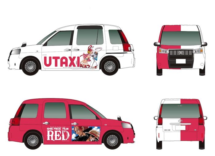 one piece film: red utaxi taxis