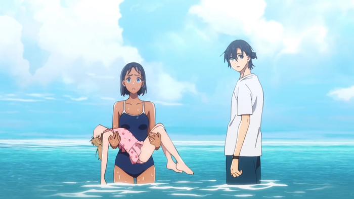 Mio and Shinpei in Summer Time Rendering Episode 3 Release Date