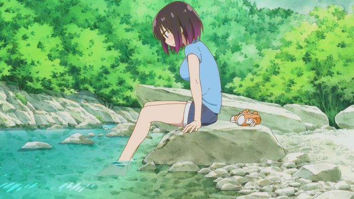 Elma in Episode 9 of Miss Kobayashi's Dragon Maid S. Photo from Kyoto Animation.