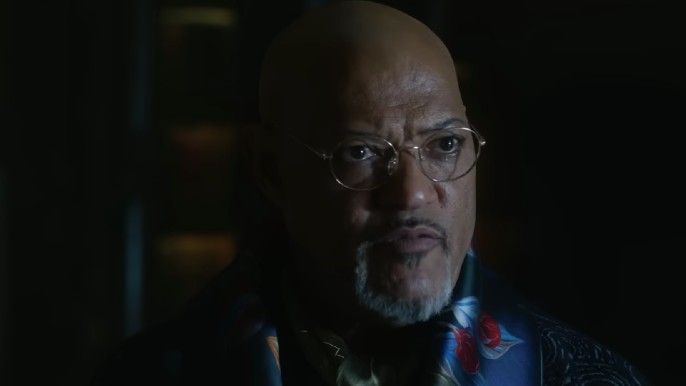 Lawrence Fishburne as The Schoolmaster in The School for Good and Evil