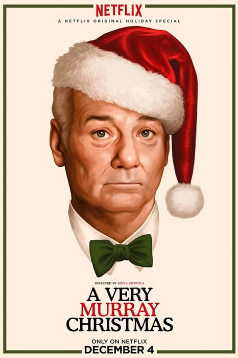 Labai Murray Kalėdų plakatas