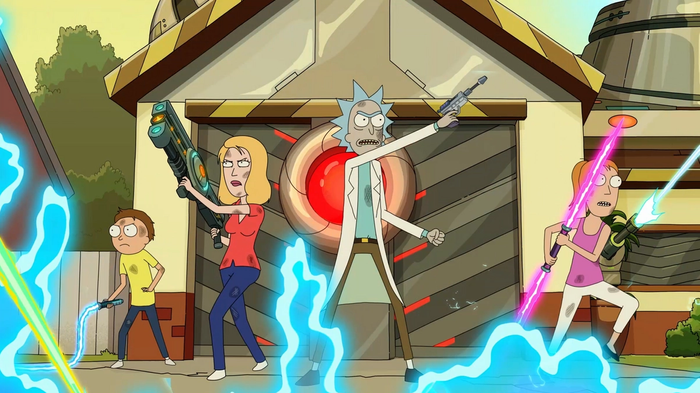 Rick and morty giht off decoy families in mortplicity
