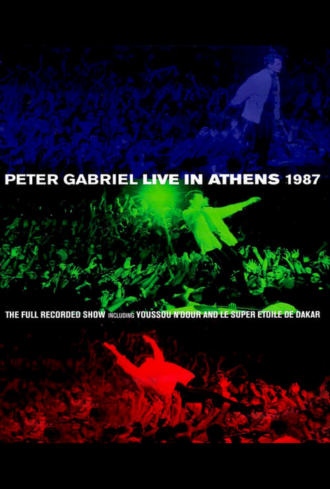 Peter Gabriel - Live In Athens 1987 poster