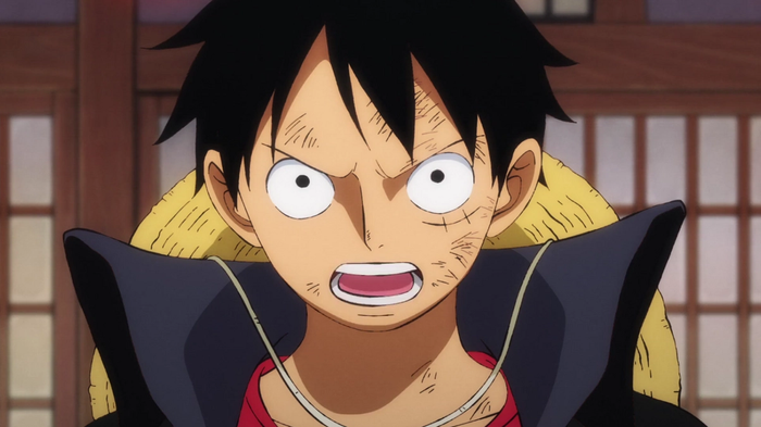 Luffy in the One Piece Wano arc.