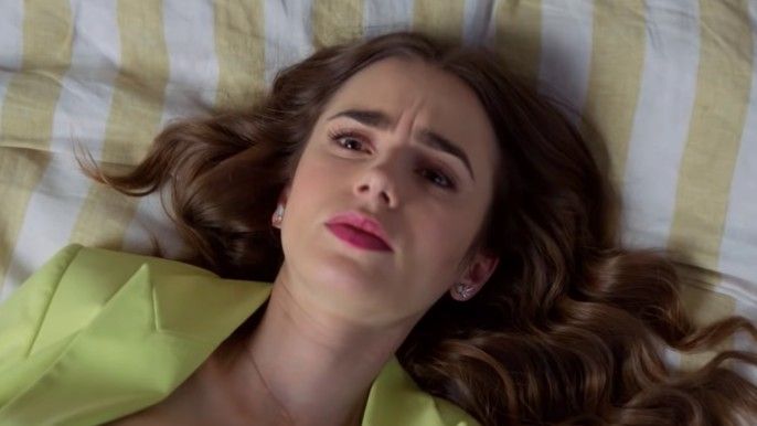 Lily Collins as Emily Cooper in Emily in Paris Season 3