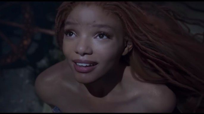 Halle Bailey as The Little Mermaid, Ariel, in live-action