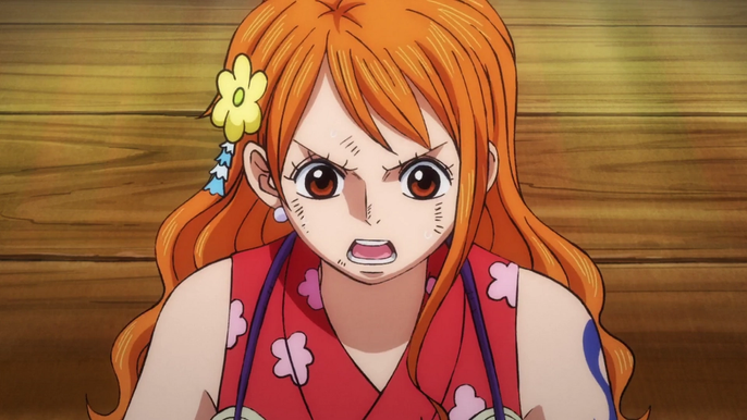 Nami in the One Piece Wano arc.