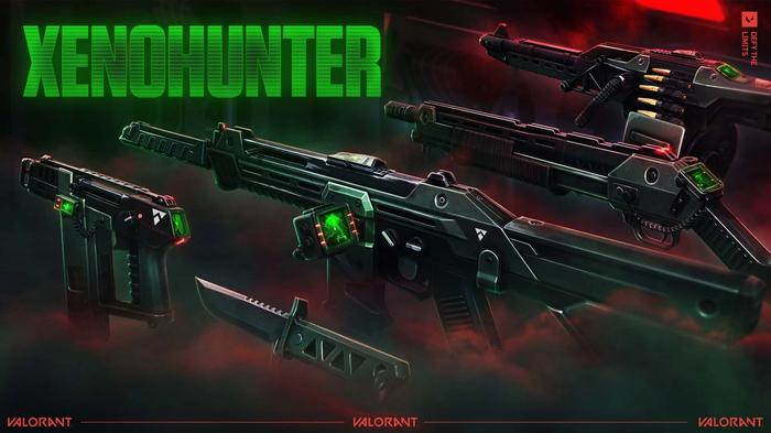 VALORANT Xenohunter weapon skins