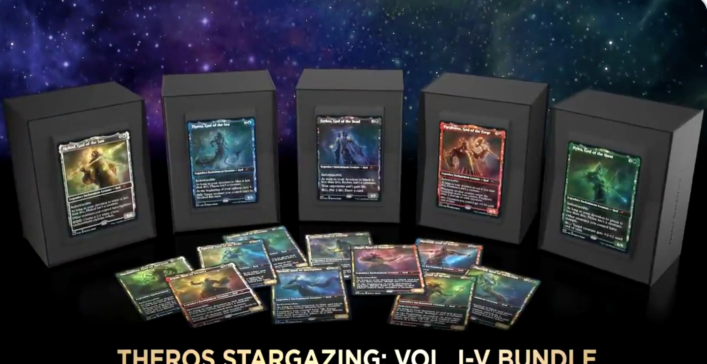超歓迎安いMTG 英語 Secret Lair「Theros Stargazing:Vol.1~Vol.5」 未開封 セット セット、まとめ売り