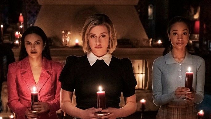 Riverdale Season 6 witches of riverdale episode three women holding candles