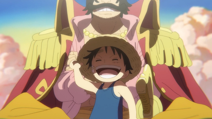Luffy and Roger in One Piece Episode 1,015 Review