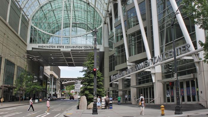 Seattle Convention Center entrance