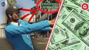 An image of the GTA Online player with overflowing pockets.