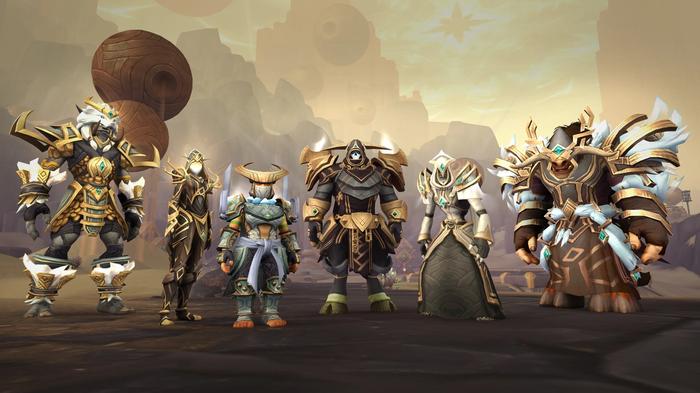 WoW 9.2 Tier Sets for Shaman, Rogue, Monk, DK, Priest, Druid