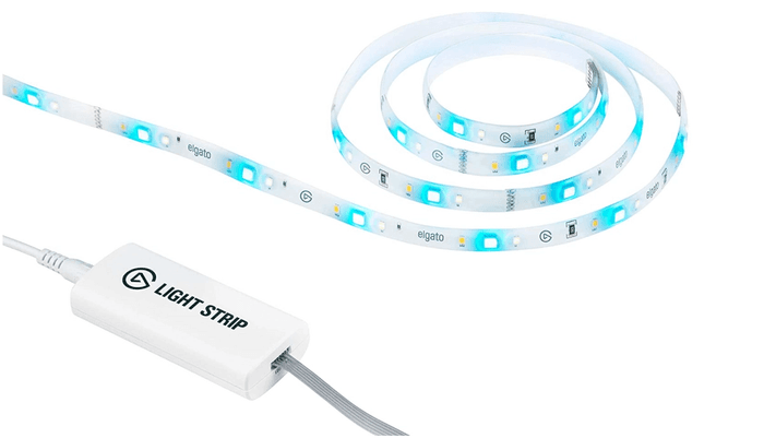 best light strips, product image of a white and blue light strip
