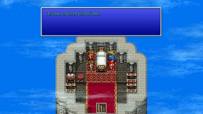 Image showing Princess Sara's room in Final Fantasy 3 Pixel Remaster