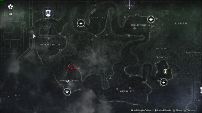 xur's location on the EDZ in Destiny 2