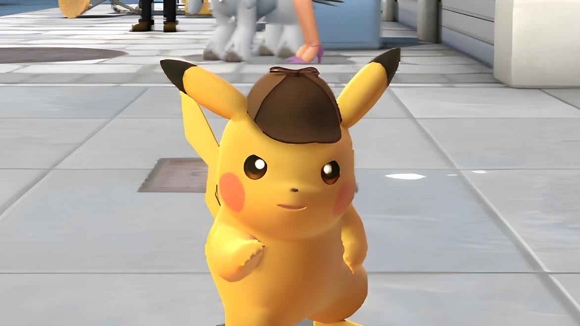 A promo screenshot for Detective Pikachu.