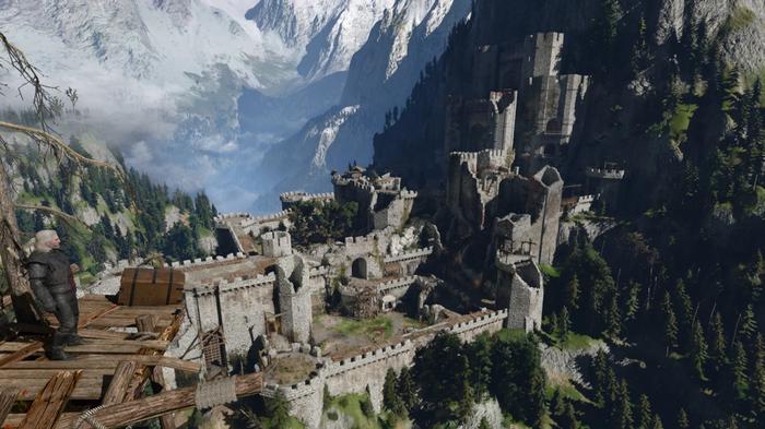 Kaer Morhen in The Witcher 3.