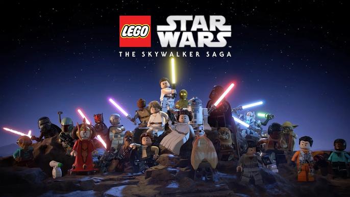 LEGO Star Wars The Skywalker Saga entire cast photo