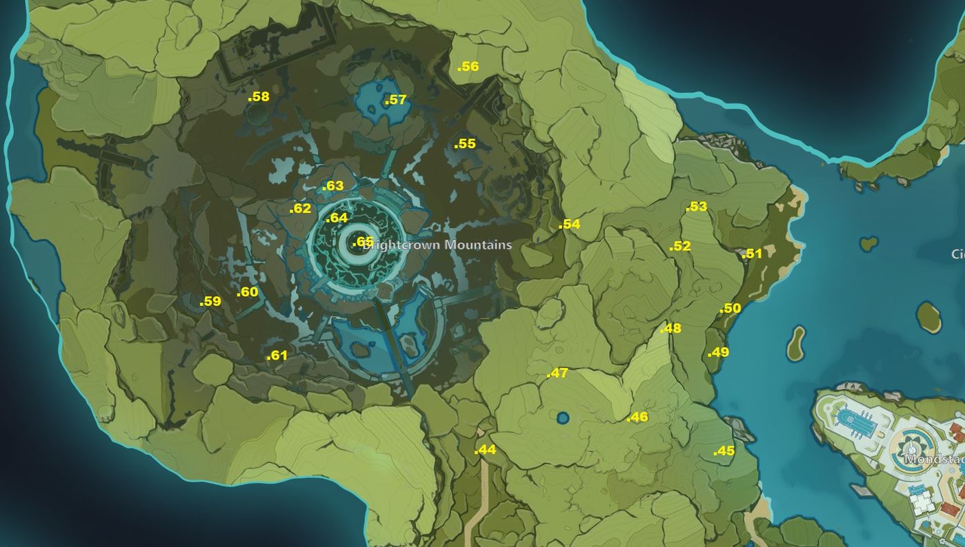 Genshin Impact Anemoculus Map Locations How To Get ALL Collectibles With Our Interactive Map