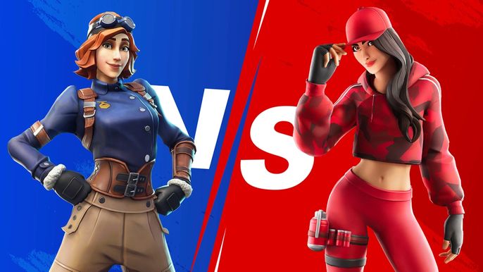 Fortnite Red Vs Blue 16 Players Fortnite Red Vs Blue Code Classic Battle Android Pc Ps4 Switch Xbox
