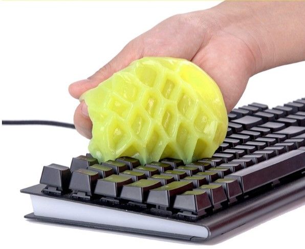 how to clean a keyboard cleaning gum