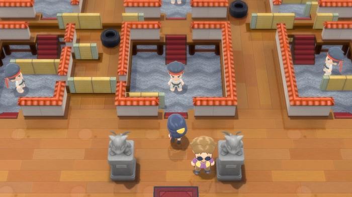 A Pokémon Trainer in the Veilstone City Gym of Pokémon Brilliant Diamond and Shining Pearl, lead by Maylene.