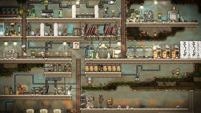 Multiple layers to a base in Oxygen Not Included.