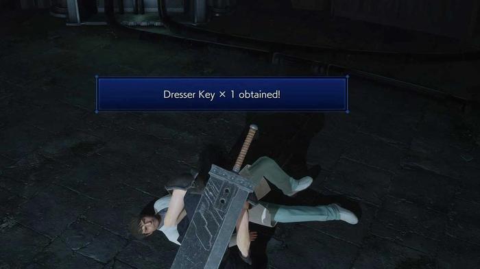 The Dresser Key location in Crisis Core Final Fantasy VII Reunion. 