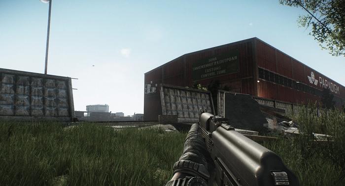 The factory on the Customs map of Escape From Tarkov.
