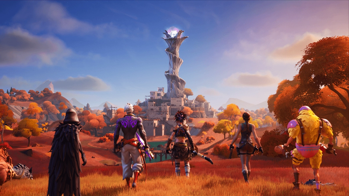 This image features the Spire from Fortnite Chapter 2 Season 6