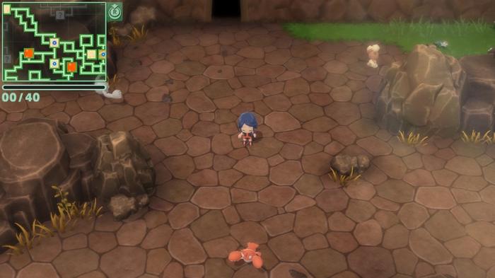 A Pokémon Trainer in a Hideaway in the Grand Underground, where shiny Pokémon can be found during the Diglett bonus in Pokémon Brilliant Diamond and Shining Pearl.