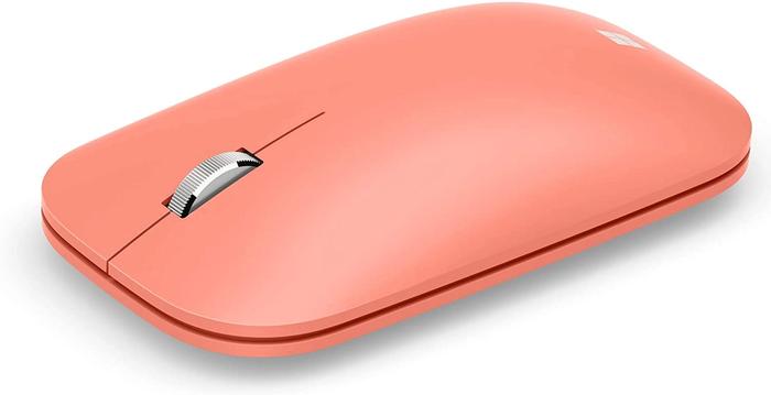 Best budget mouse wireless Microsoft, product image of peach coloured mouse