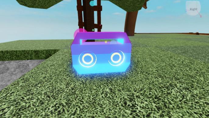 Image of a boombox on the Roblox platform.