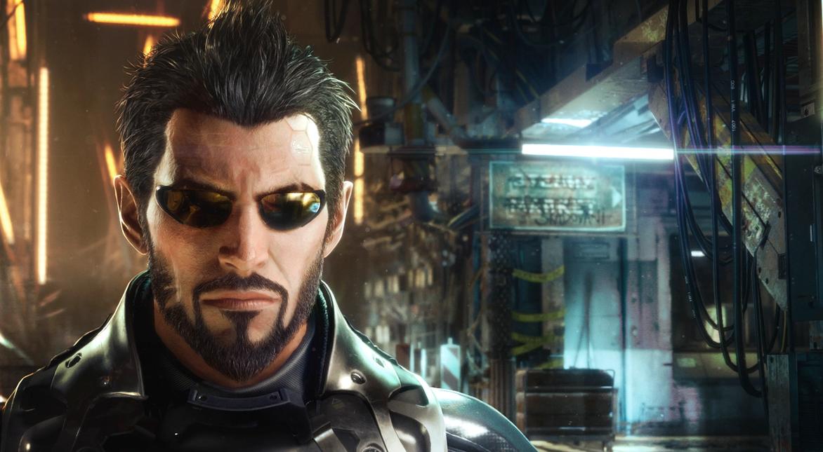 A promo screenshot for Deus Ex: Mankind Divided.