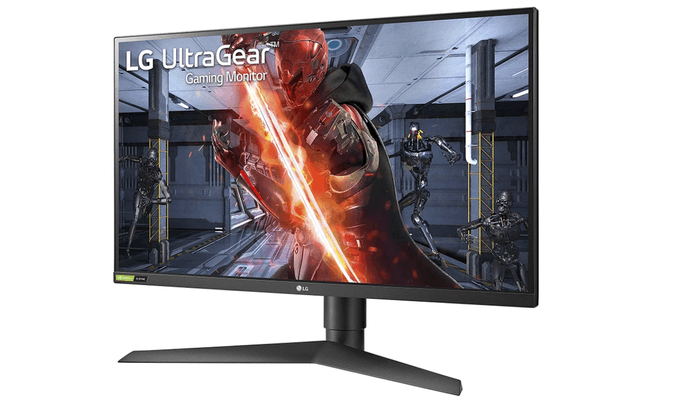 Best 240Hz Monitor LG, product image of a grey gaming monitor
